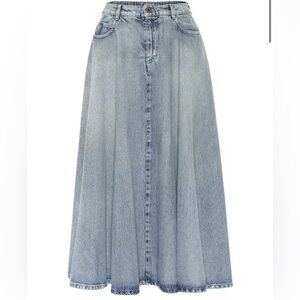 Miu Miu
Denim midi skirt